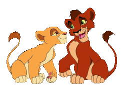 Kiara & Kovu (c) Disney - Color by Jammet